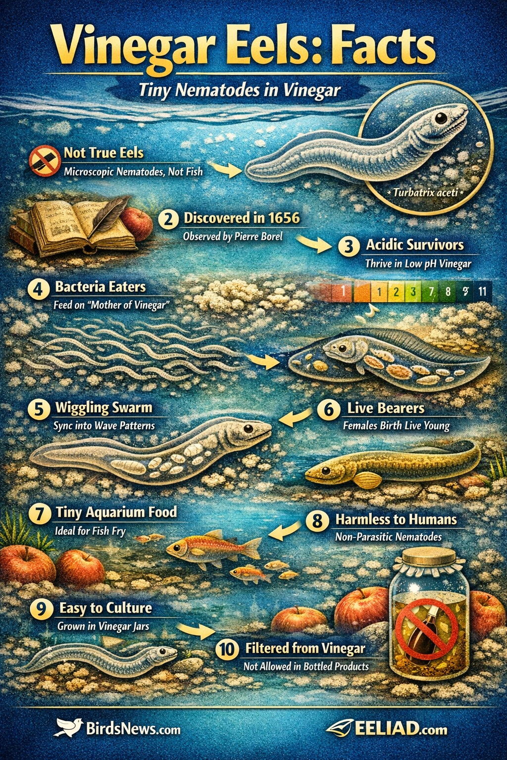 Vinegar Eels Facts