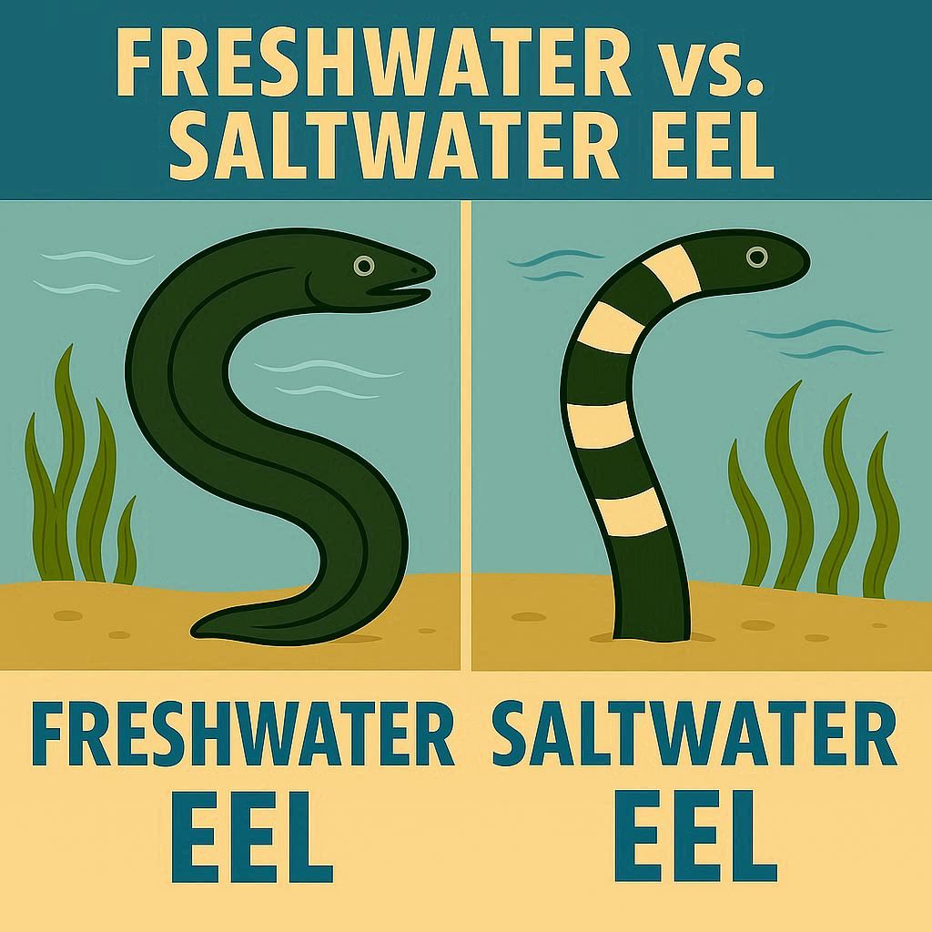 Freshwater vs Saltwater Eel