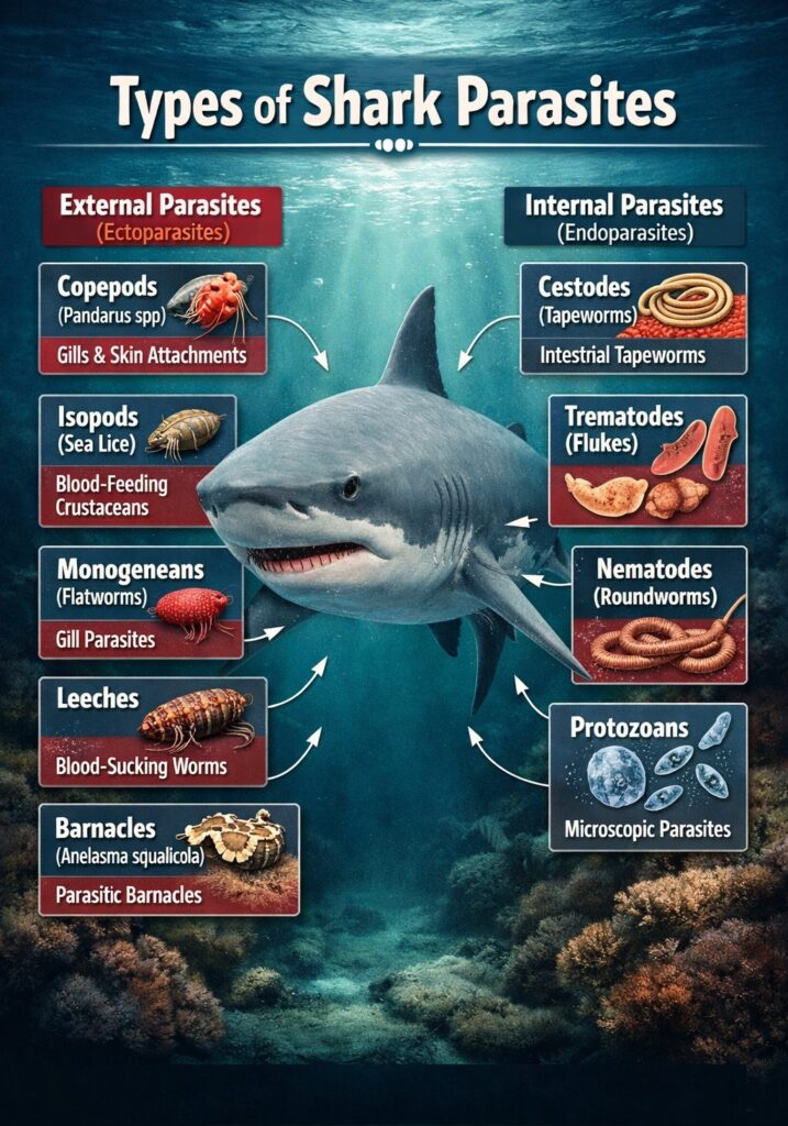 Types of Shark Parasites
