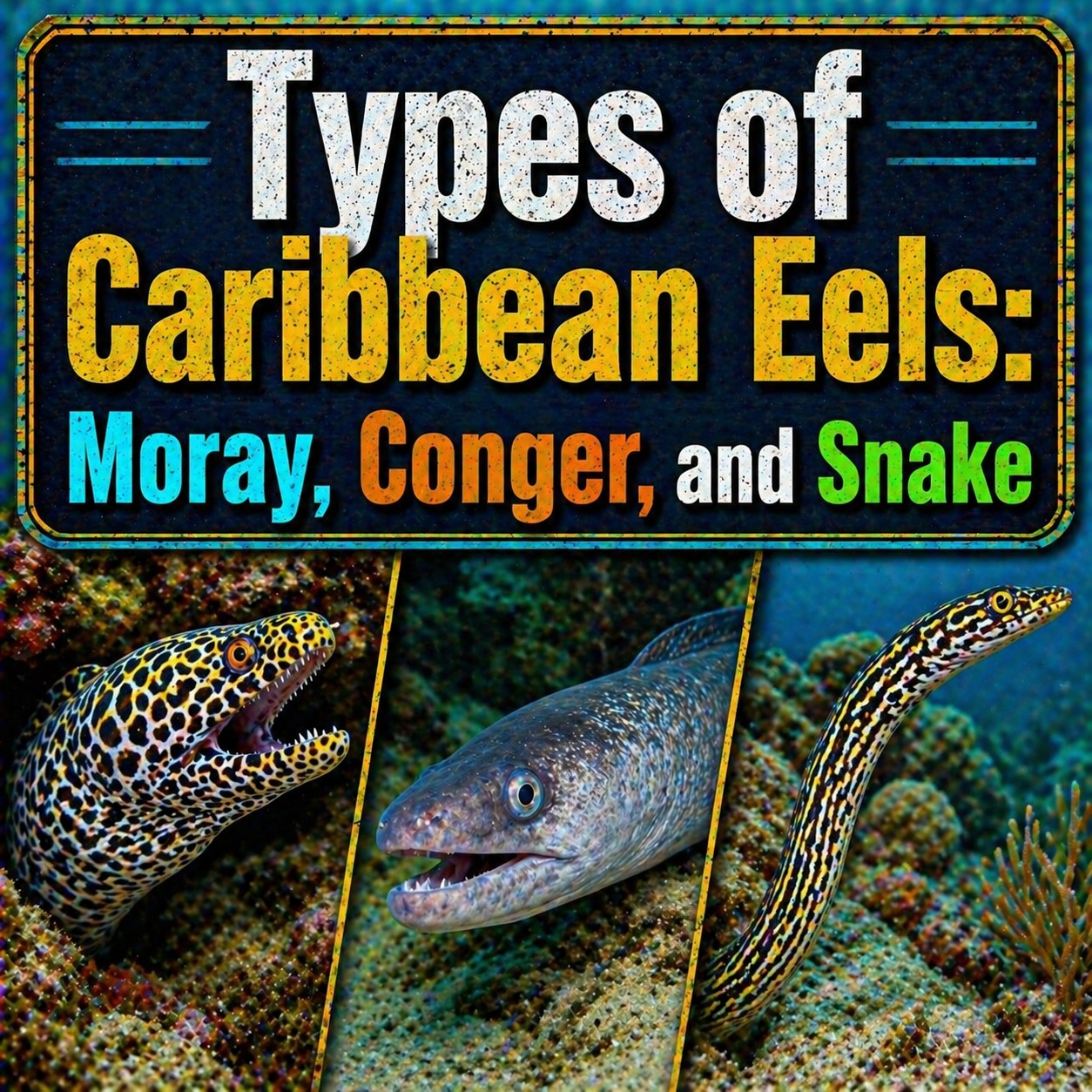 Types of Caribbean Eels