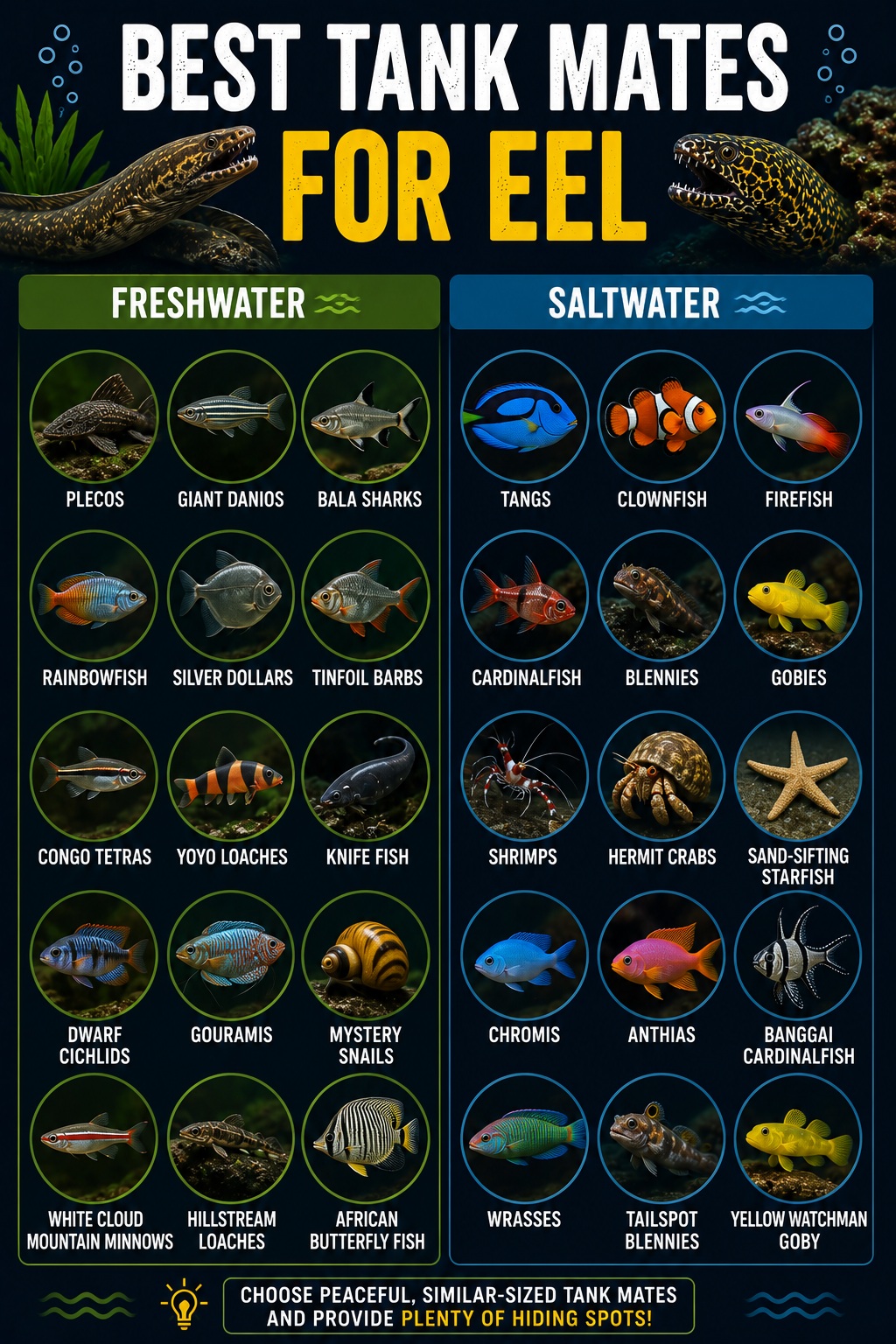Best Tank Mates for Eel