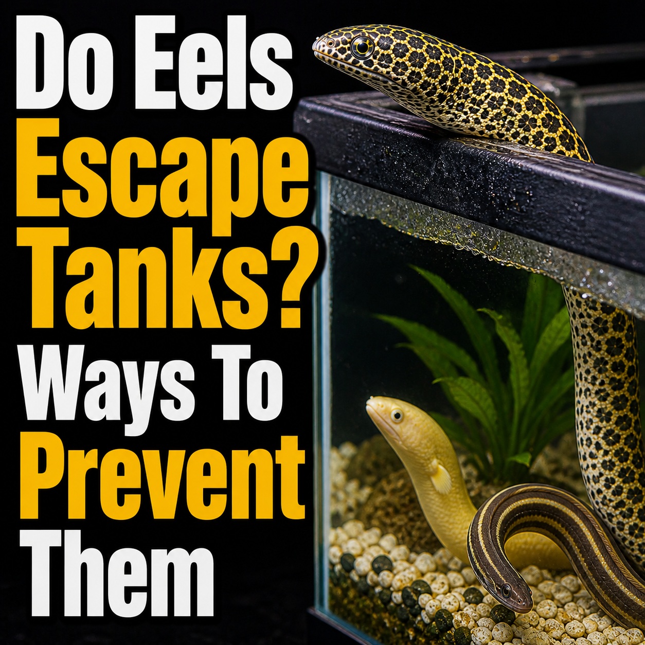 Do Eels Escape Tanks? Ways To Prevent Them