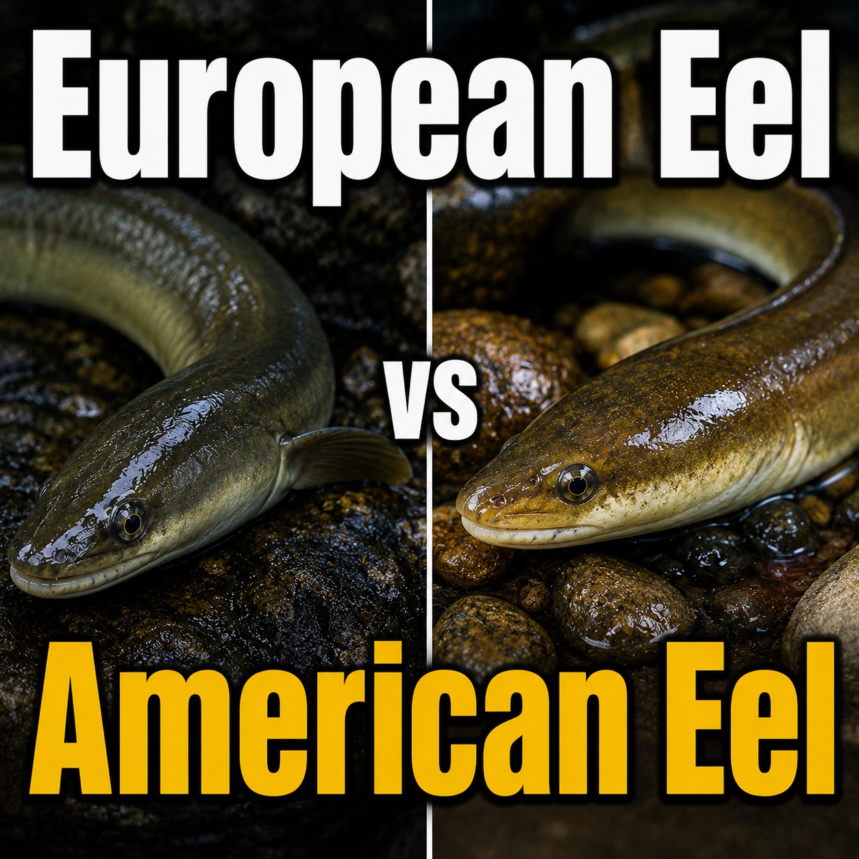 European Eel vs American Eel