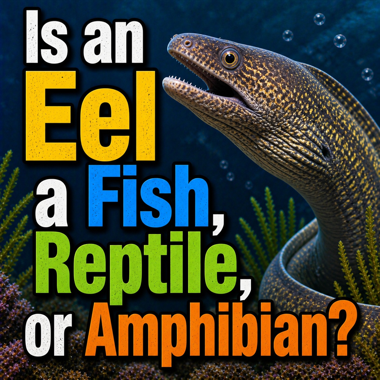 Is an Eel a Fish, Reptile, or Amphibian