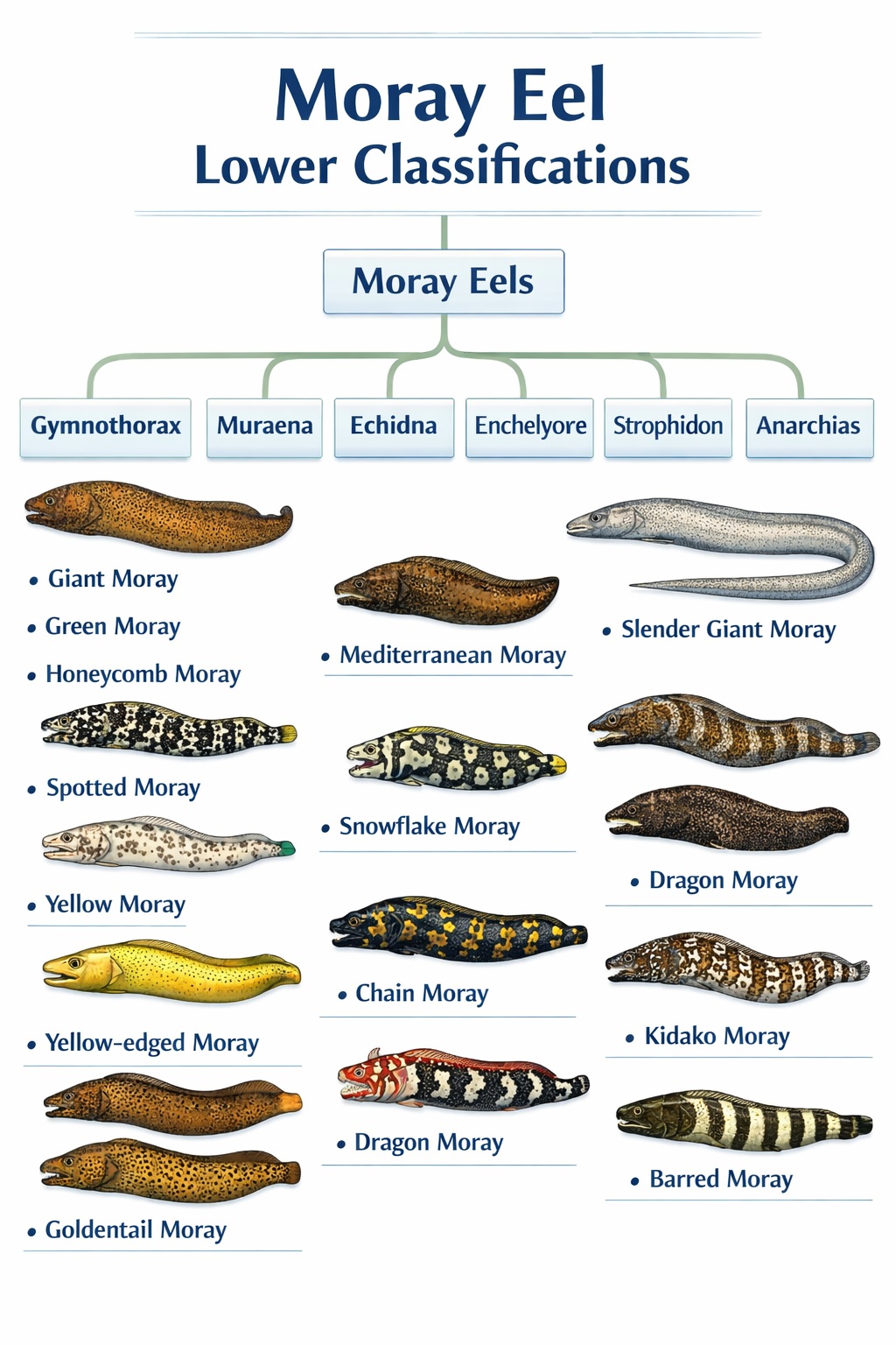 Moray Eels Lower Classification
