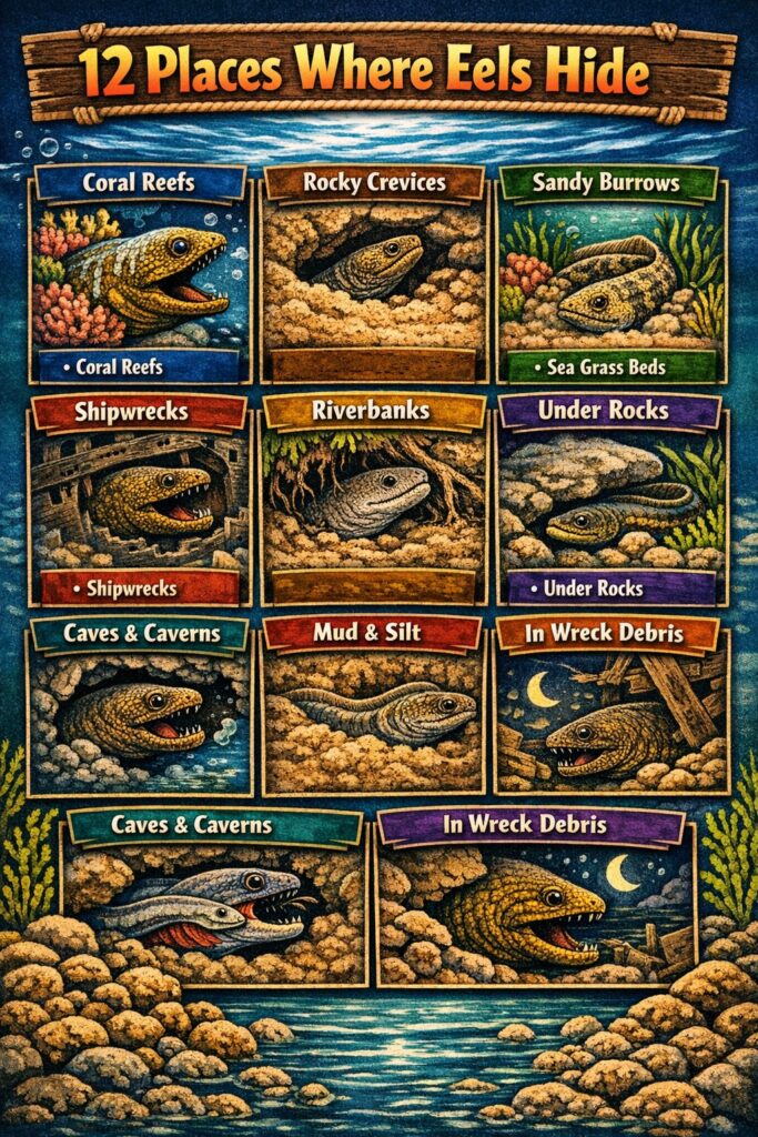 Places Where Eels Hide