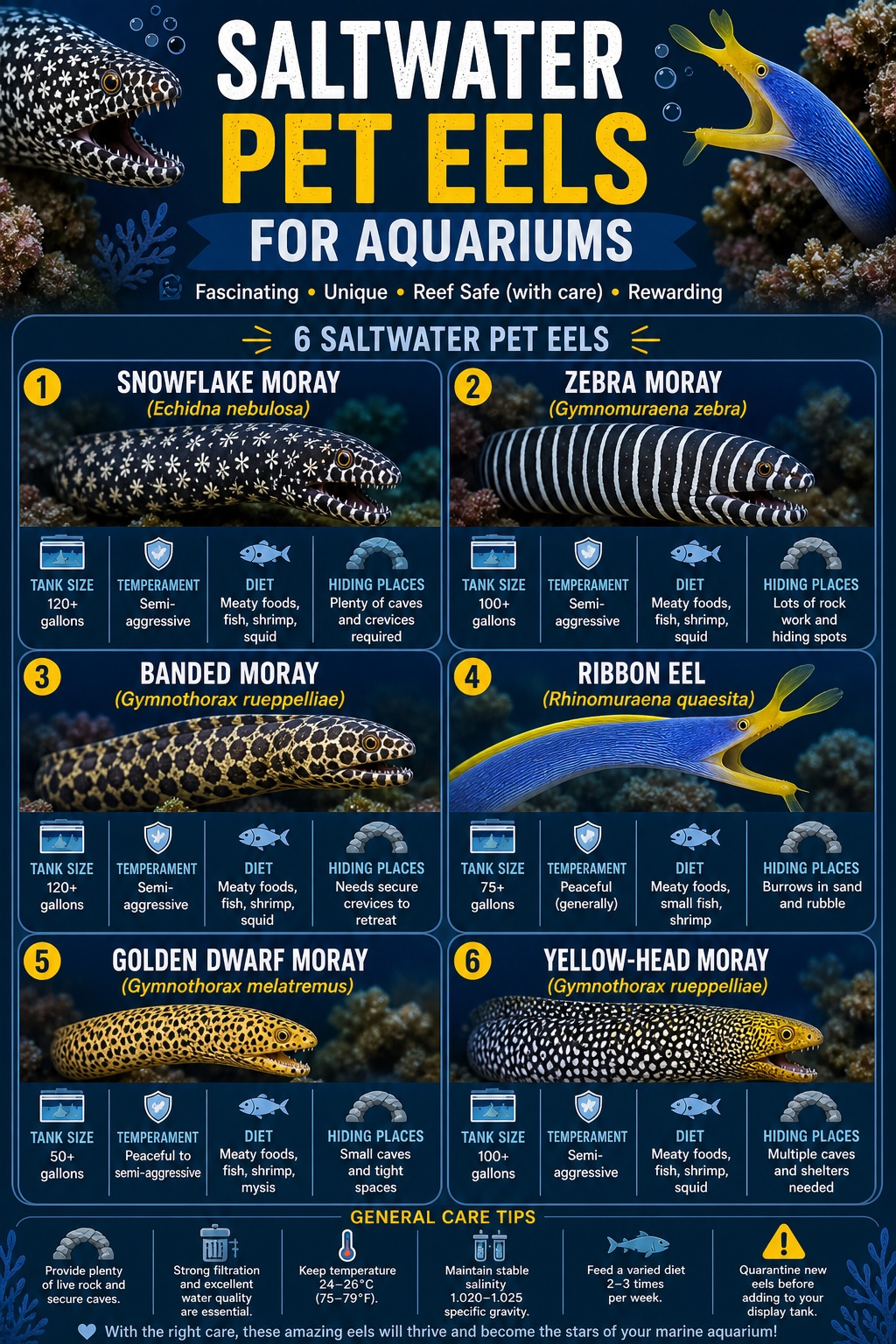 Saltwater Pet Eels