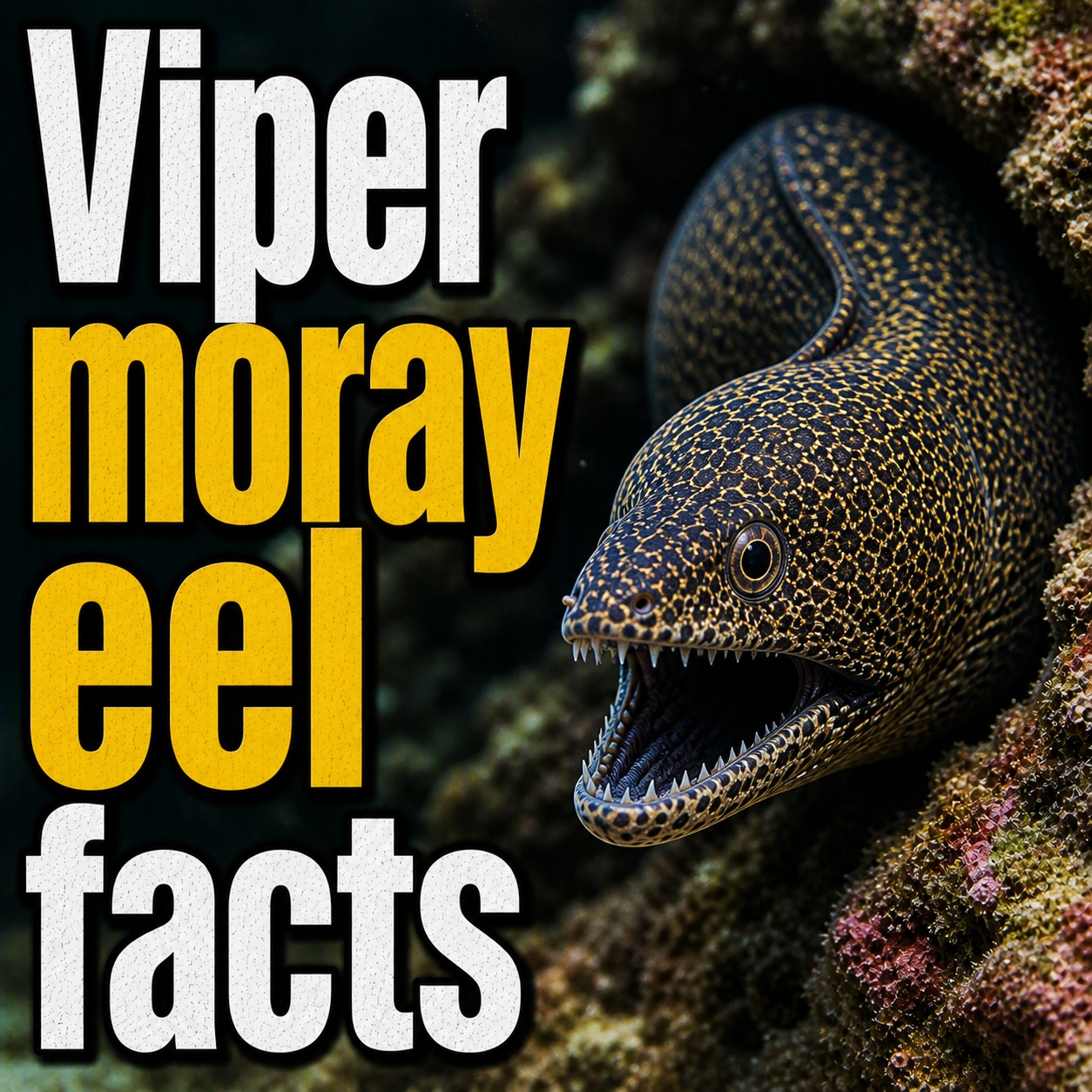 Viper Moray Eel Facts
