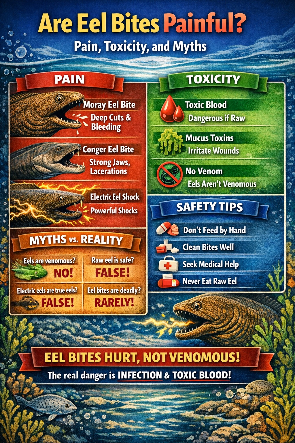 Are Eel Bites Painful? Myths And Facts