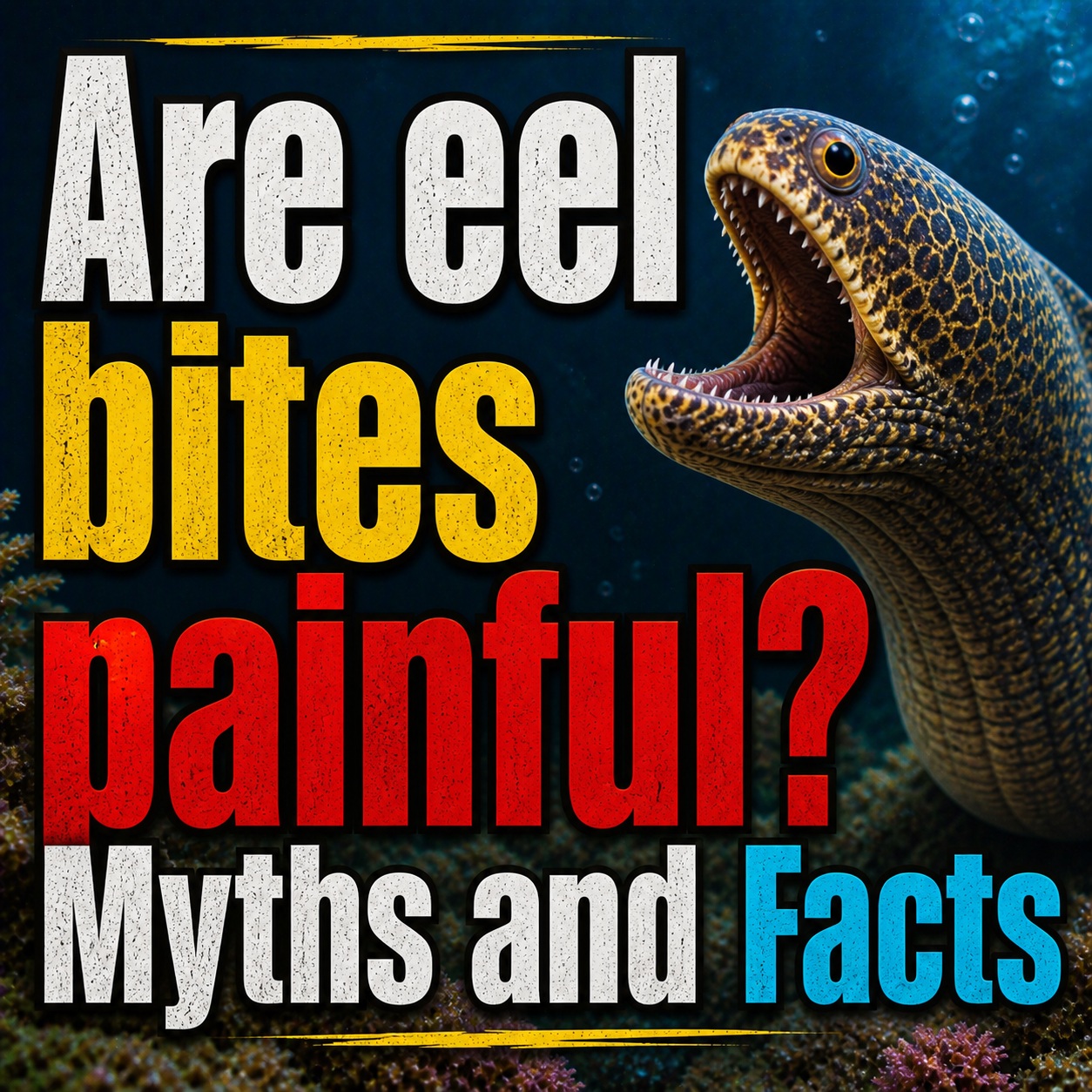 Are eel bites painful Infographic Pain, Toxicity, and Myths